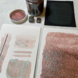 Garnet Duo Shimmer Metallic- Good Honey Handmade Artisan Watercolor Paint- Color shifting Pure Pigment