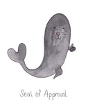 Seal of Approval- A2 Greeting Card