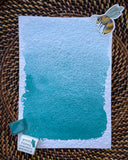 Cobalt Turquoise Deep- Good Honey Handmade Artisan Watercolor Paint-Teal Blue Green Pure Pigment