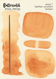 Honey Dots- Good Honey Handmade Artisan Watercolor Paint-Paint Sample Cards- Pure Pigment
