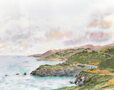 Big Sur, California Coastline- Bixby Bridge CA Landmark Art Print