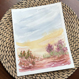 1/16/23 $16-Desert Bloom - 8”x 10” Original Watercolor Painting Daily Challenge