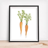 Carrot Duo Art Print