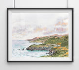 Big Sur, California Coastline- Bixby Bridge CA Landmark Art Print